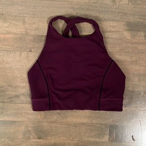 Purple lululemon sports bra